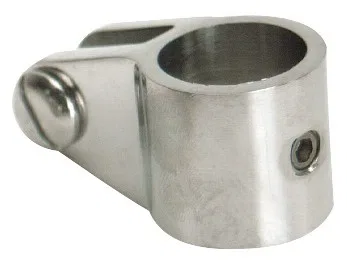 6102C – WHITECAP IND Boat Bimini Top Jaw Slide, Round Tube 1 Inch Tubing 1/4 Inch-20 Bolt Size Silver Stainless Steel...